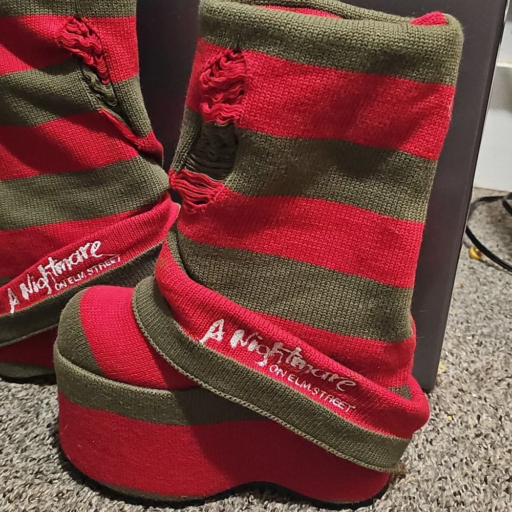 Dolls Kill A Nightmare On Elm Street Platform Boots - Picture 2 of 10